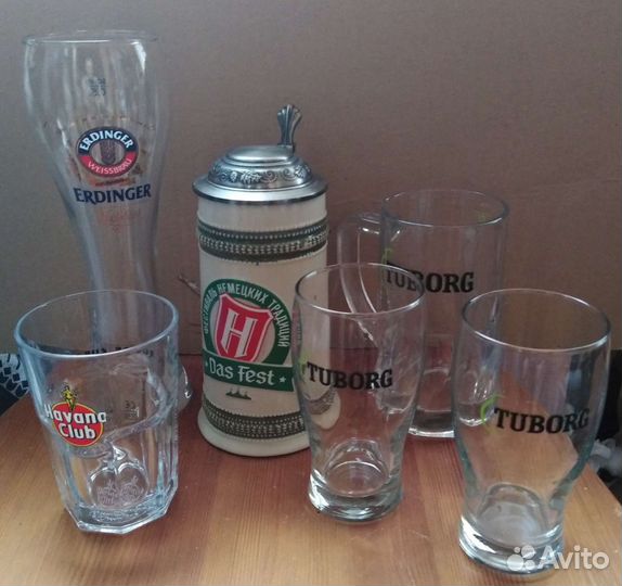 Пивные кружки, бокалы, стаканы