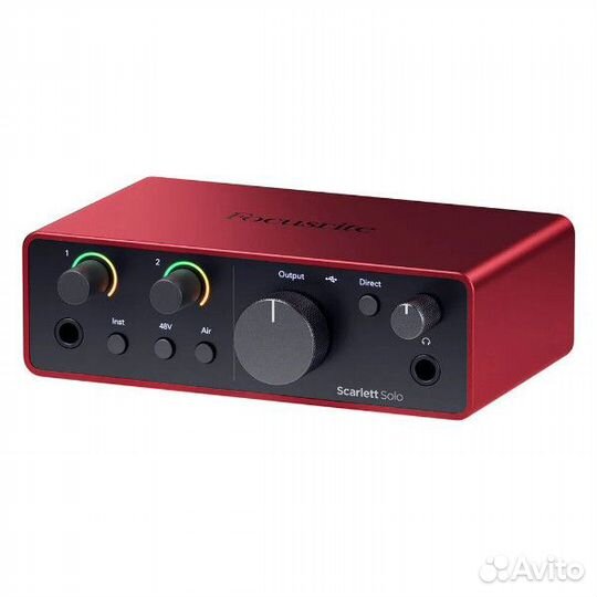 Аудиоинтерфейс Focusrite Scarlett Solo 4th Gen