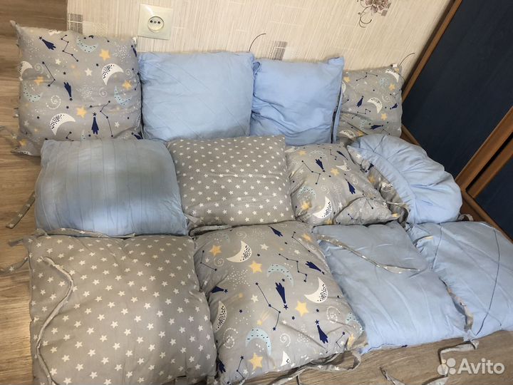 Бортики в детскую кроватку