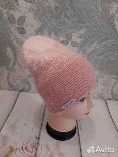 Шапочка из пуха норки, в наличии и под заказ