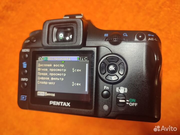 Pentax K100D Super два объектива