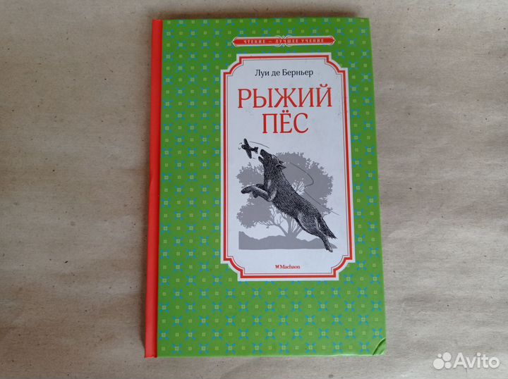 Детская книга Рыжий пес Луи де Берньер