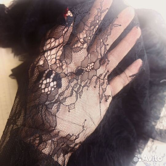 Ткань кружево Шантильи