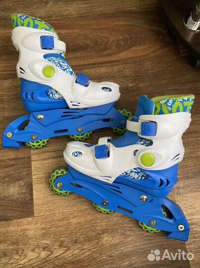 Коньки роликовые детские раздвижные 30-33