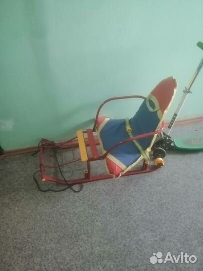 Детские зимние санки