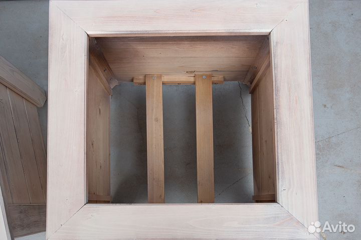 Кашпо деревянное в Скандинавском стиле