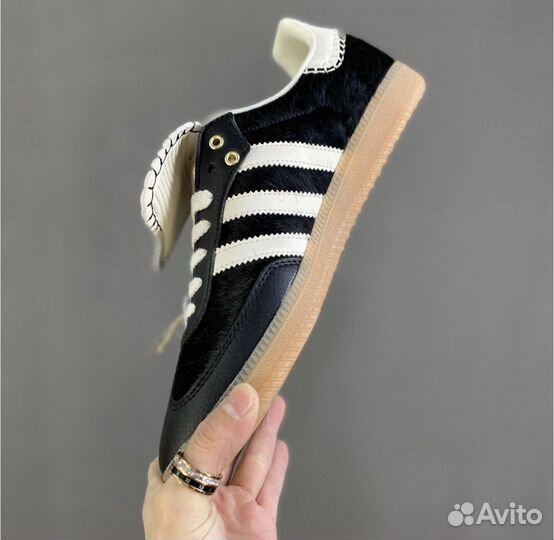 Кроссовки Adidas x Wales Bonner Samba 'Black Pony'