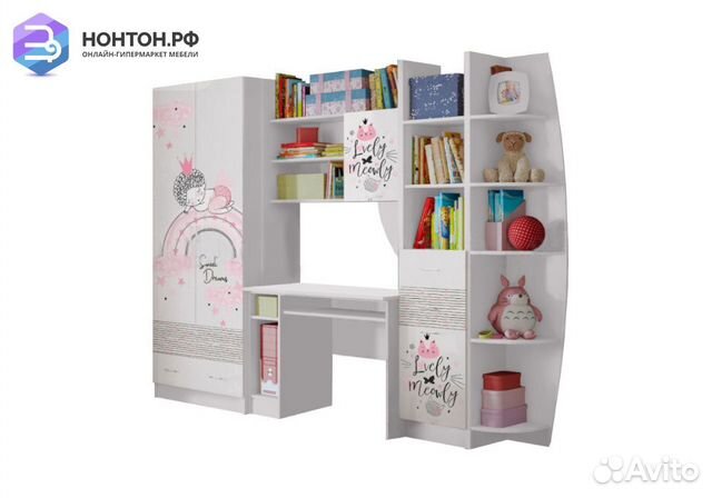 Стенка Принцесса-1 белая