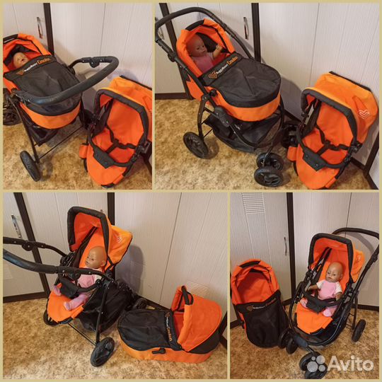 Коляска для кукол 2 в 1