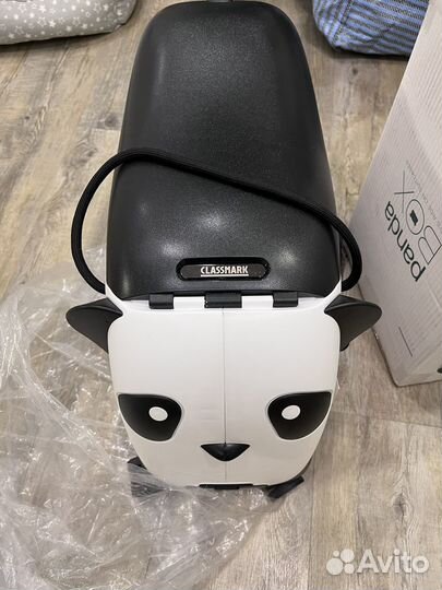 Детский чемодан каталка panda с выдвижной ручкой
