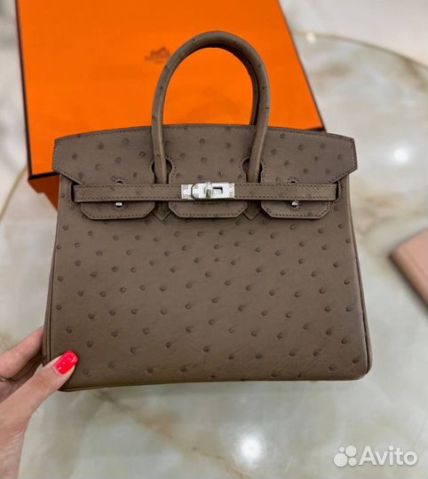 Сумка Hermes birkin страус