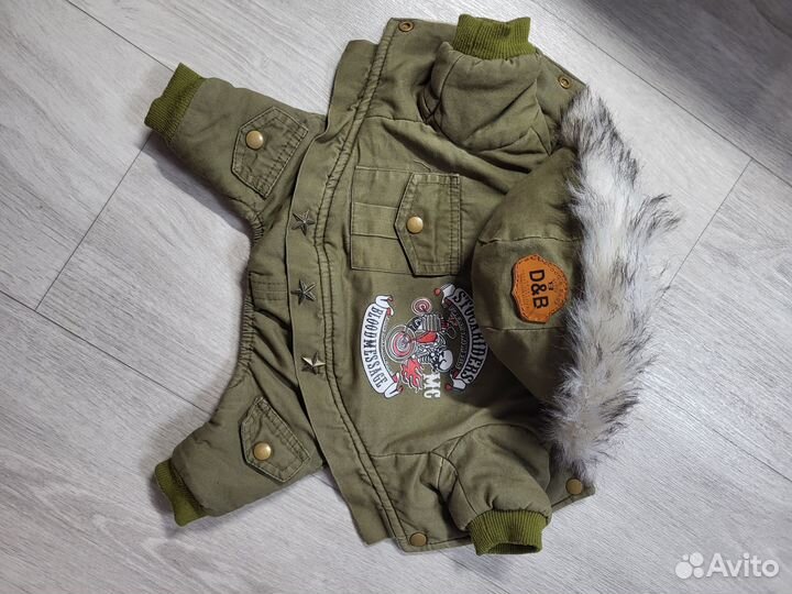 Зимняя куртка для маленьких собак