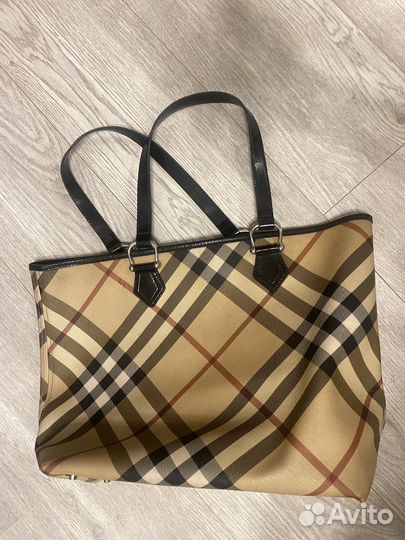 Сумка Burberry оригинал винтаж шоппер