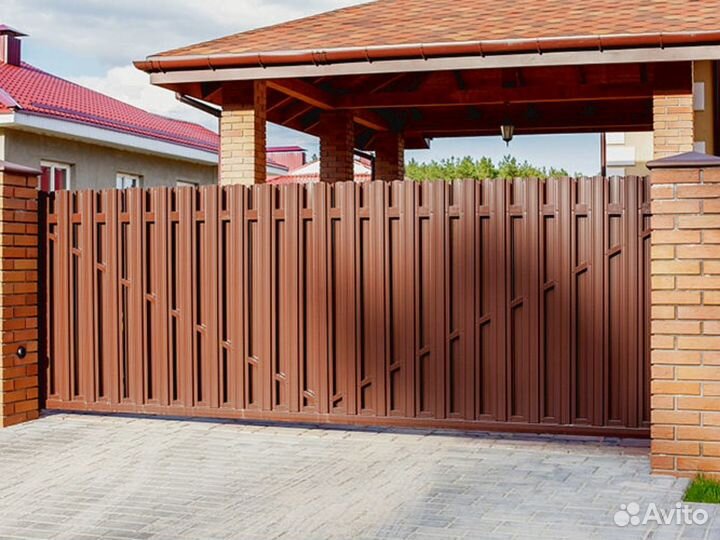 Ворота из металла 