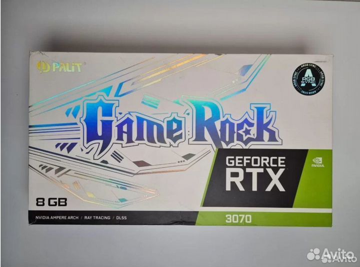 Видеокарта RTX 3070 Palit Gamerock