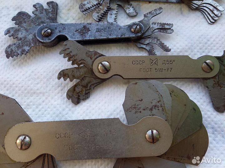 Шаблон измерения шага резьбы