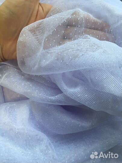 Тюль ткань, отрез 3 метра