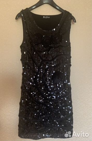 Платье черное женское oversize