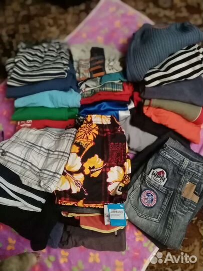 Вещи пакетом на мальчика от6 до14 лет