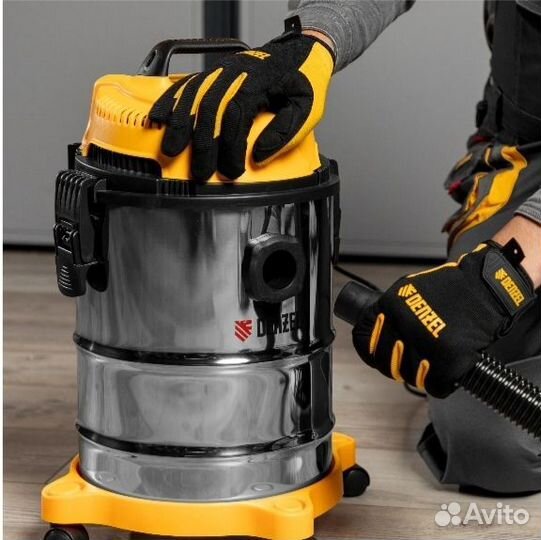 Пылесос LVC15, 1200 Вт, бак 15 л, шланг 2 м