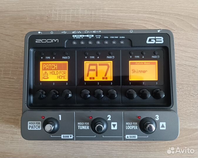 Гитарный процессор эффектов Zoom G3
