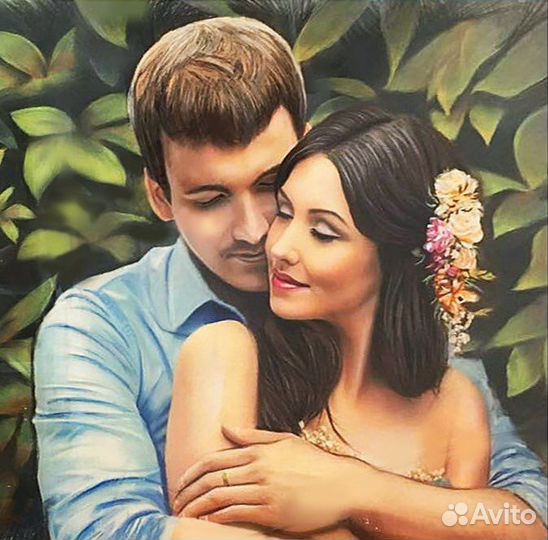 Портрет по фото на заказ маслом