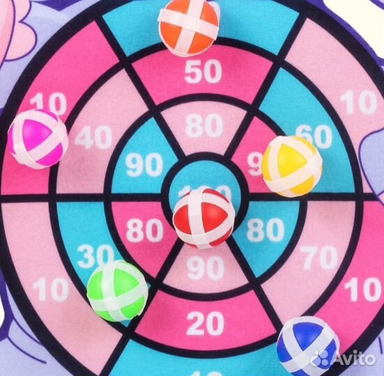 Детский мягкий дартс на липучках /Развивающая игра
