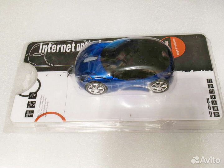 Оригинальная мышка-машинка с USB кабелем