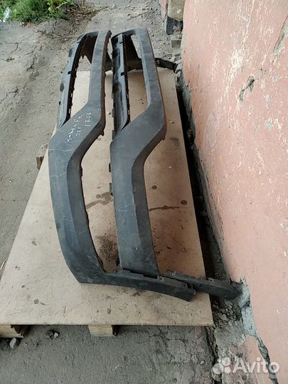 Юбка переднего бампера Hyundai Santa Fe 3