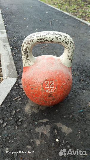 Гиря 32 кг СССР