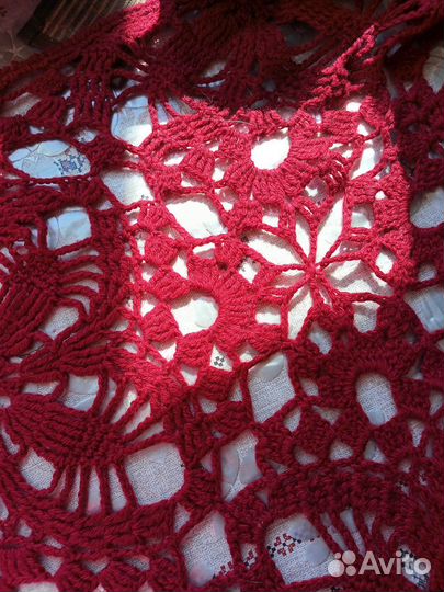 Шаль вязаная