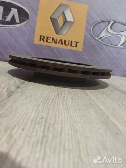 Тормозной диск перед Renault symbol 2 NEW 08- Лев
