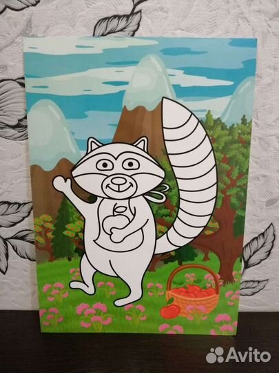 Раскраска пластилином 