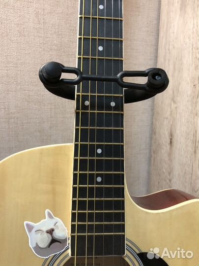 Акустическая гитара naranda чехол подставка капо