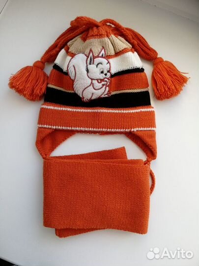 Комплект шапка и шарф