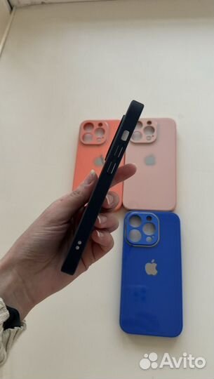 Чехол на iPhone 15 pro стекло