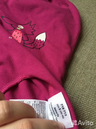 Шапка шлем трикотажный, весна-осень