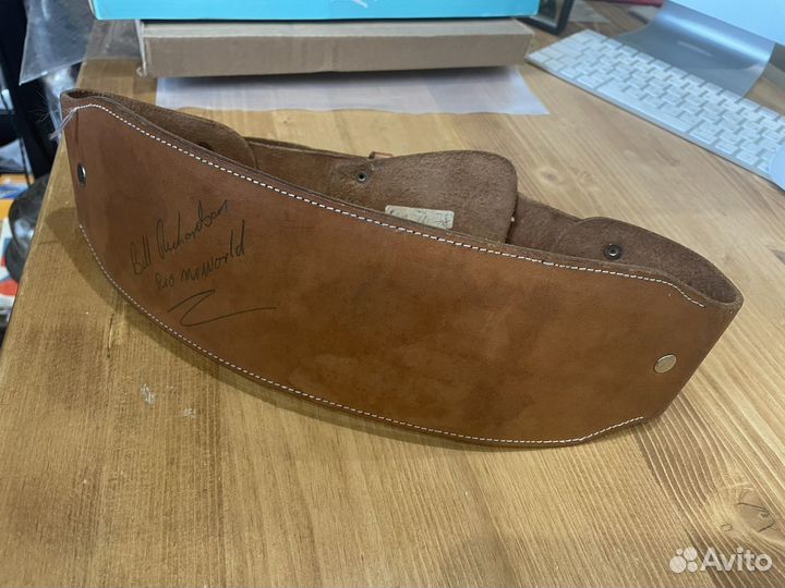 Атлетический пояс с автографом Билла Ричардсона