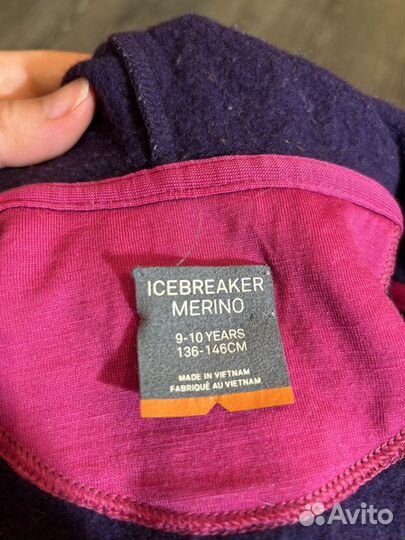 Кофта детская icebreakerиз 100 шерсти мериноса