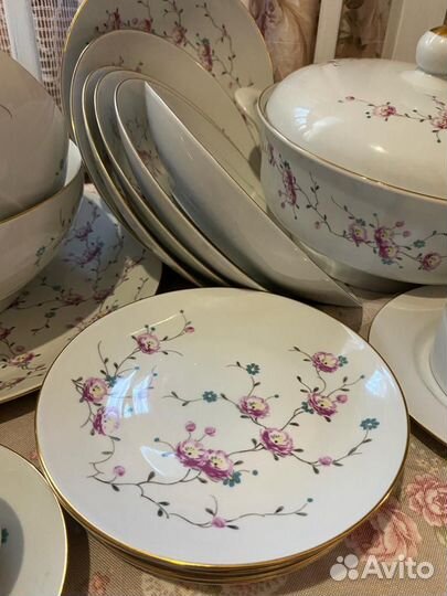 Столовый сервиз гдр jlmenau