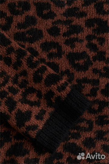 Джемпер на девочку hm 92 98/104 леопард