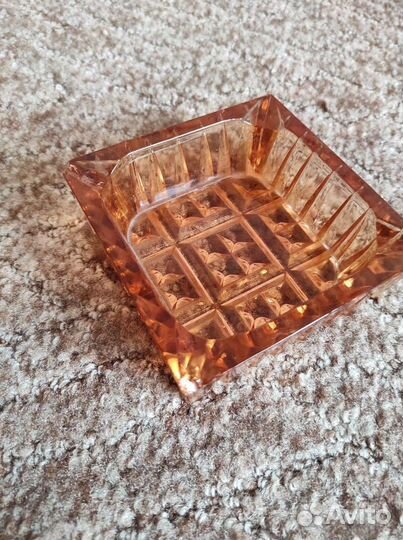 Пепельница СССР стекло