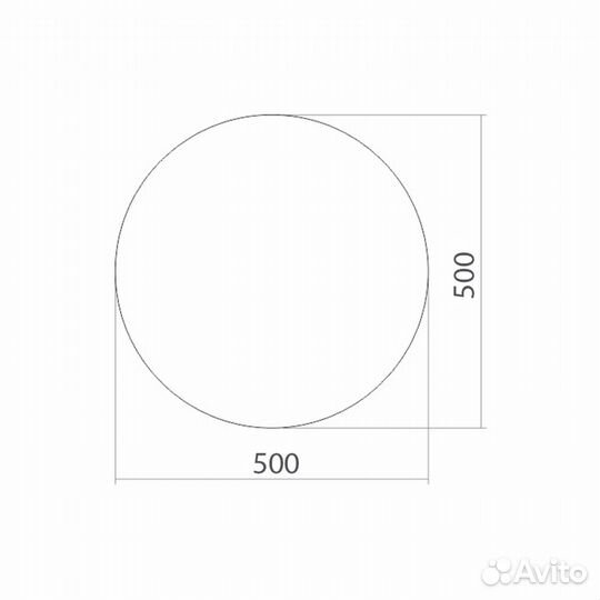 Зеркало mixline 525021 Хром