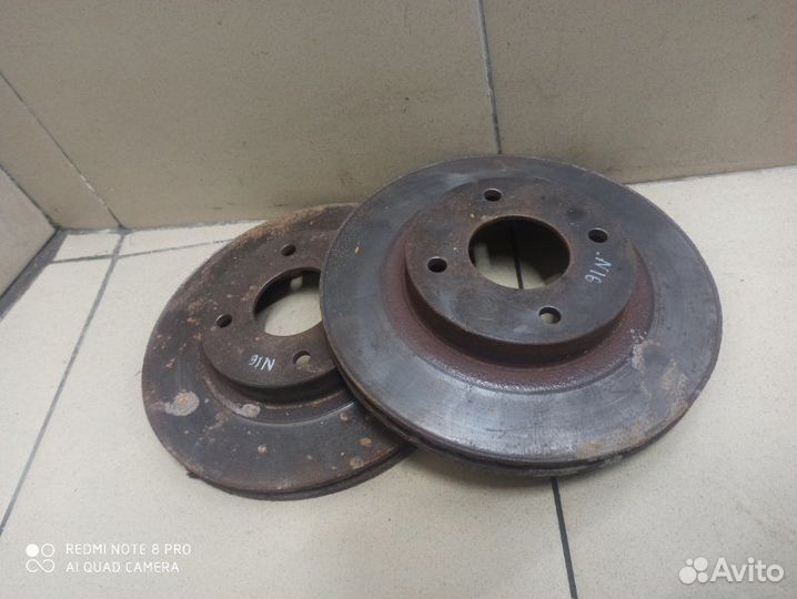Тормозные диски Nissan Almera N16 QG18DE 2000-2006