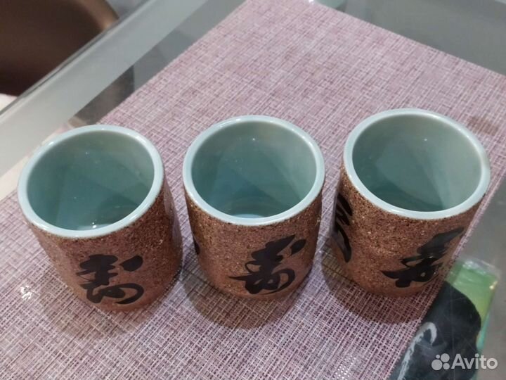 Юноми Мино - Чашки для зелёного чая Япония 3 шт