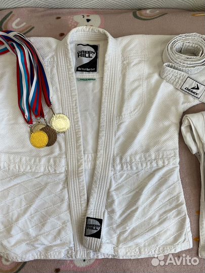 Кимоно для дзюдо green hill