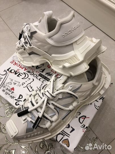 Кроссовки Dolce & Gabbana Space Sneaker White