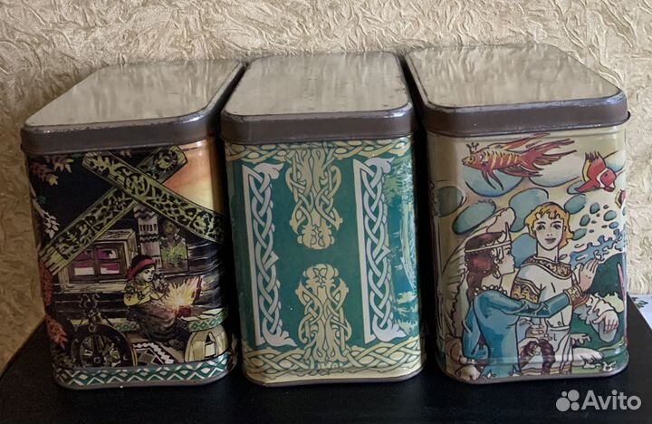 Редкая Банка шкатулка СССР Сказки