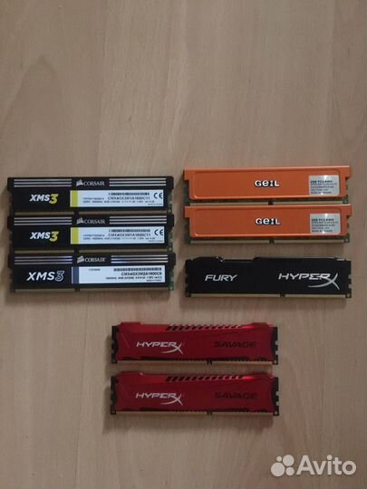 DDR2 DDR3 ddr4 2гб 4гб 8гб