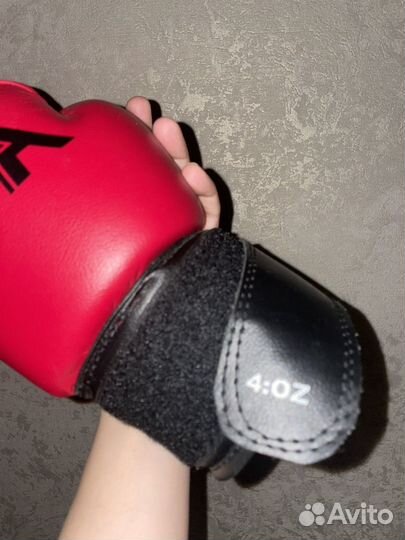 Боксерские перчатки детские 4 oz
